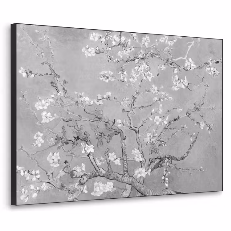 Art Frame - Amandelbloesem - Kunst - Van Gogh - Grijs — 1