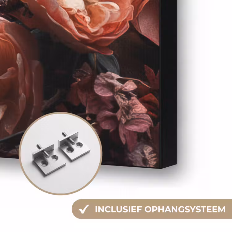 Art Frame - Leeuw - Dier - Natuur - Botanisch - Bloemen - Roze — 6