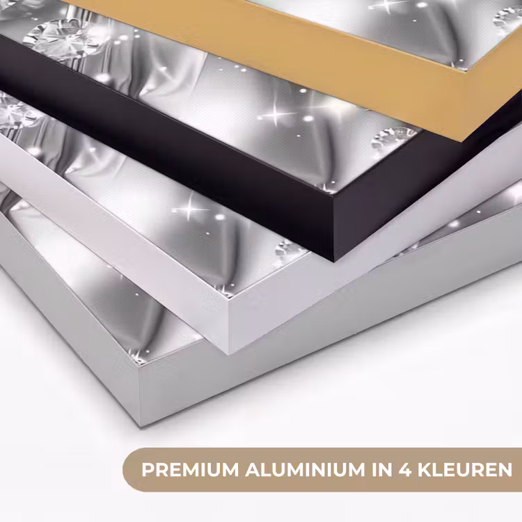 Art Frame - Abstract - Diamant - Luxe - Modern - Zilver — 2
