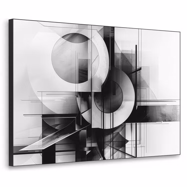Art Frame - Abstract - Kunst - Modern - Zwart wit — 1