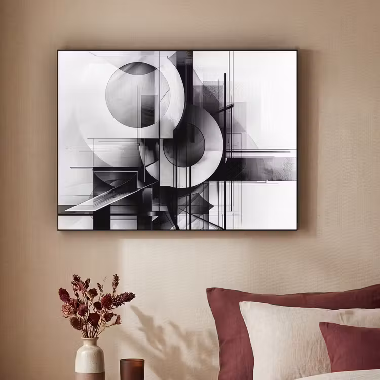 Art Frame - Abstract - Kunst - Modern - Zwart wit — 3