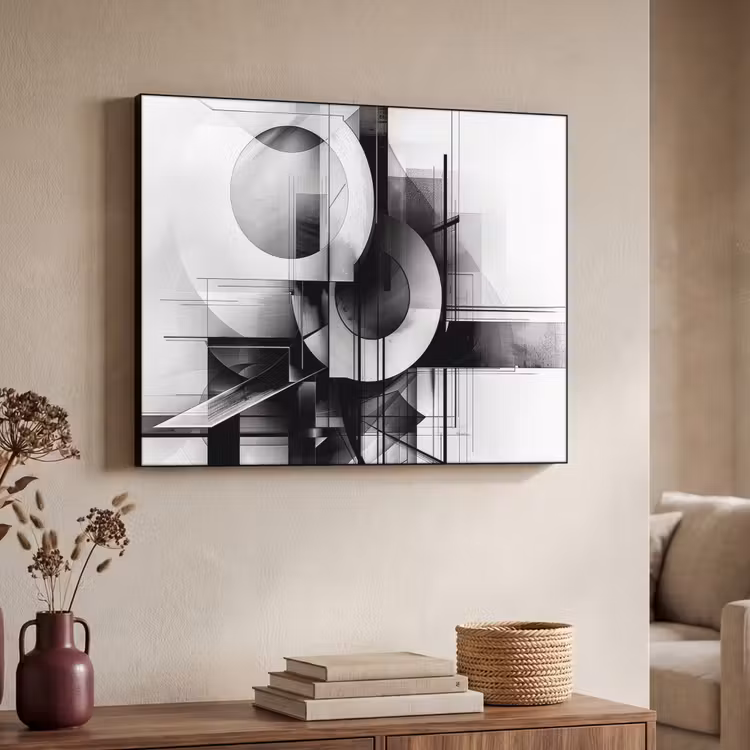 Art Frame - Abstract - Kunst - Modern - Zwart wit — 7