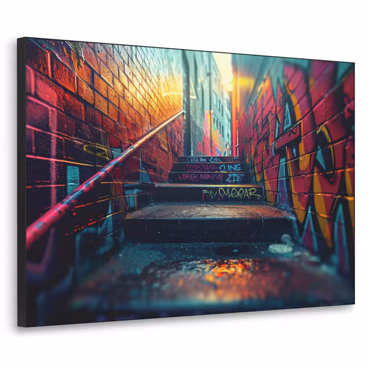 Art Frame - Architectuur - Neon - Trap - Graffiti — 1