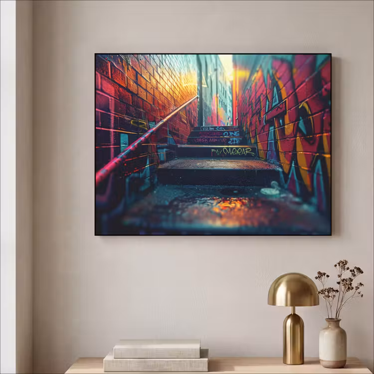 Art Frame - Architectuur - Neon - Trap - Graffiti — 5