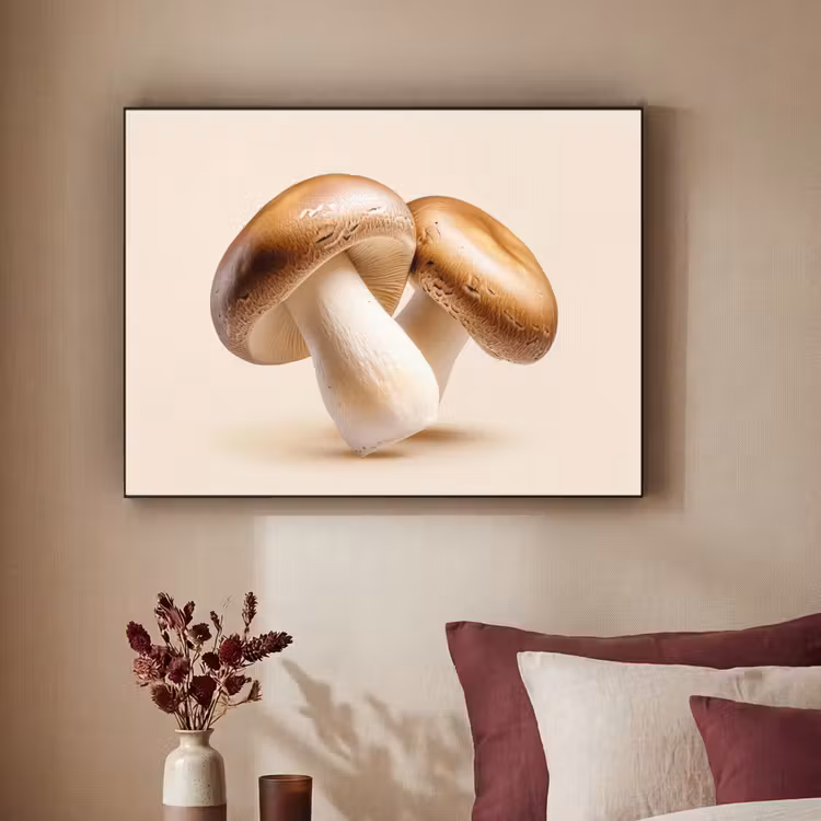 Art Frame - Champignons - Zacht - Beige — 3