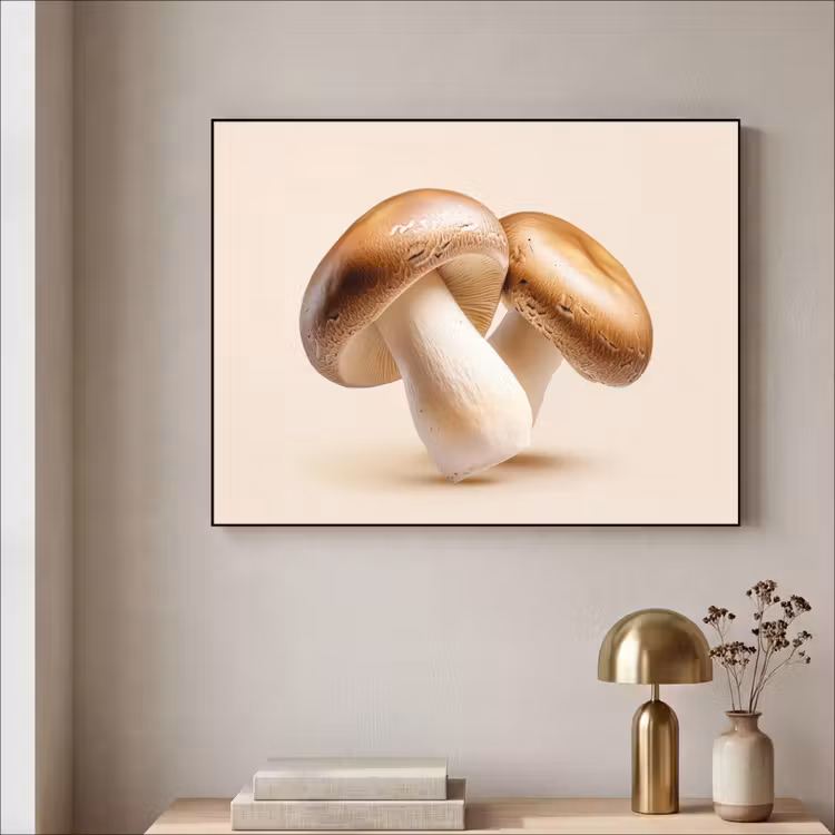 Art Frame - Champignons - Zacht - Beige — 5