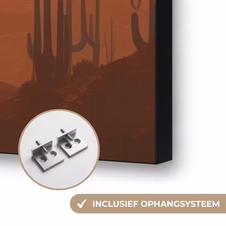 Art Frame - Landschap - Woestijn - Cactussen - Zon — 6