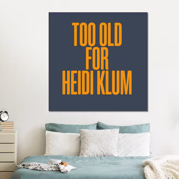 Forex - Too old for heidi klum - Geel - Blauw — 2