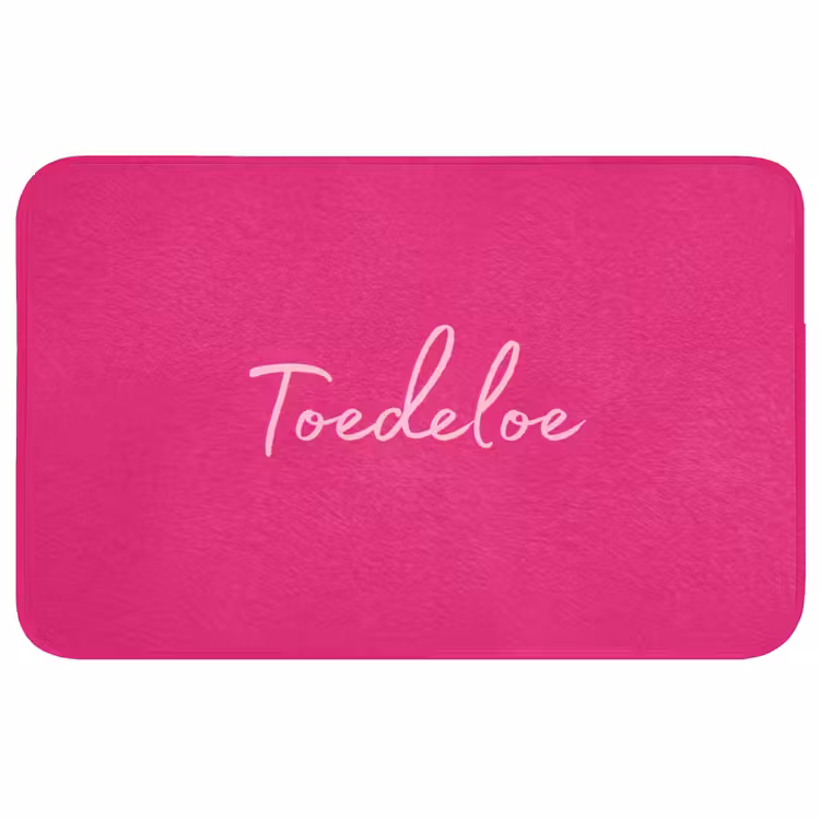 Badmat - Toedeloe - Roze — 1