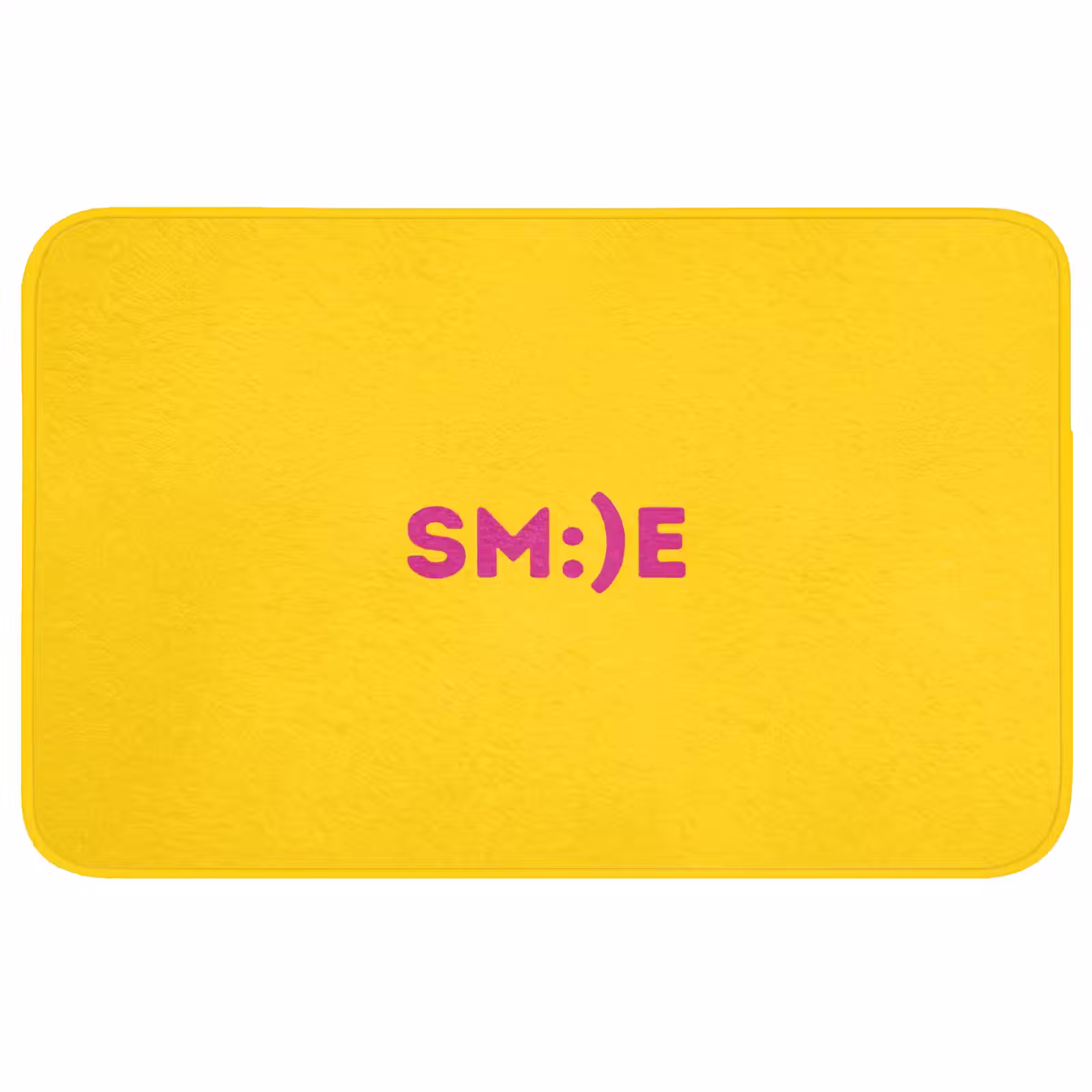 Badmat - Smile - Roze - Geel — 1