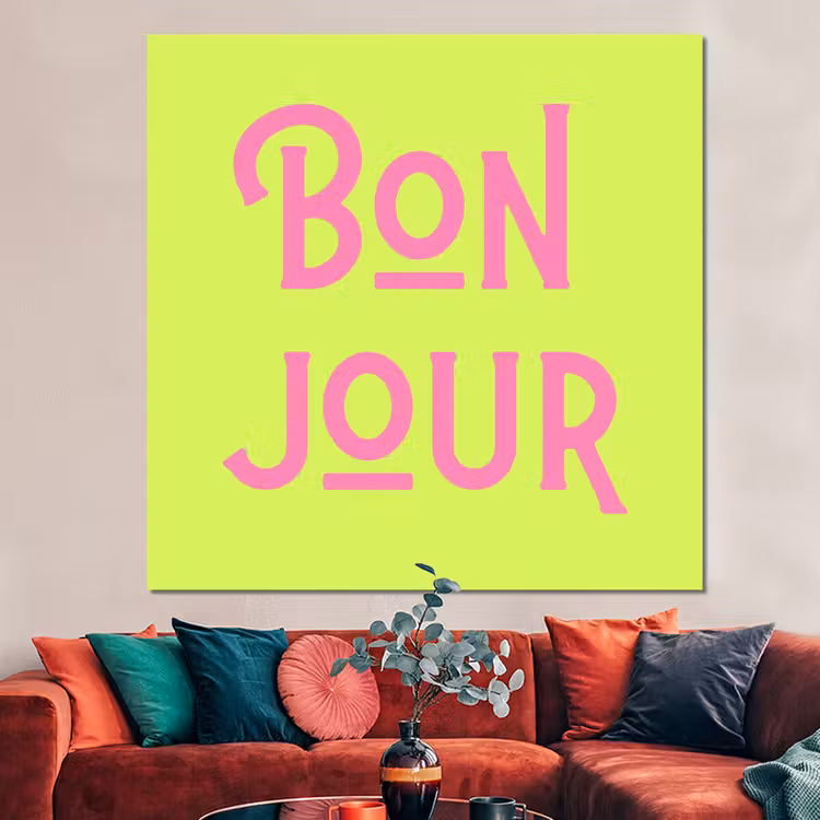 Forex - Groen - Roze - Bonjour - Art — 3