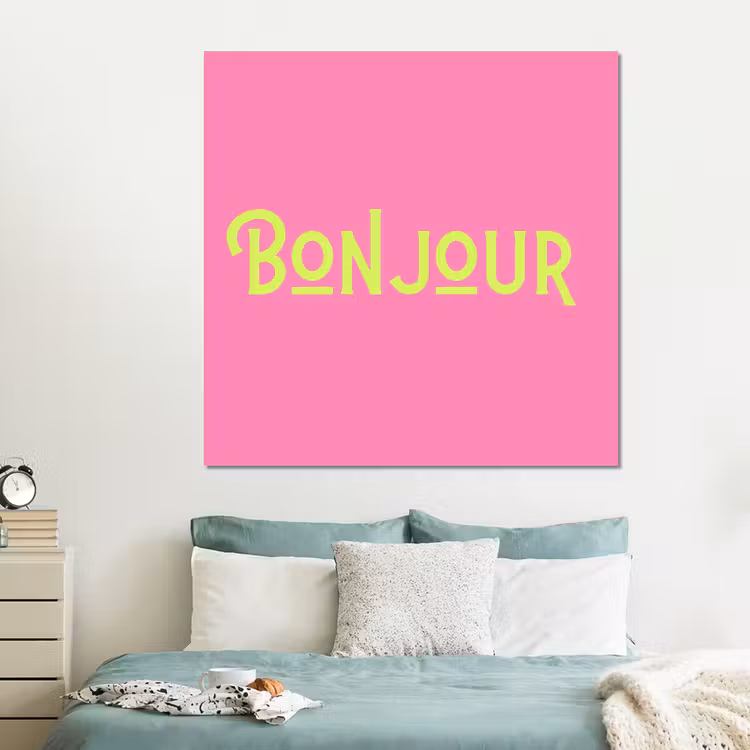 Forex - Roze - Groen - Bonjour - Art — 2