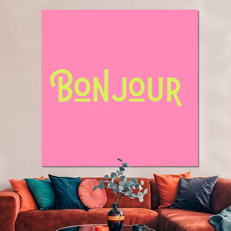 Forex - Roze - Groen - Bonjour - Art — 3