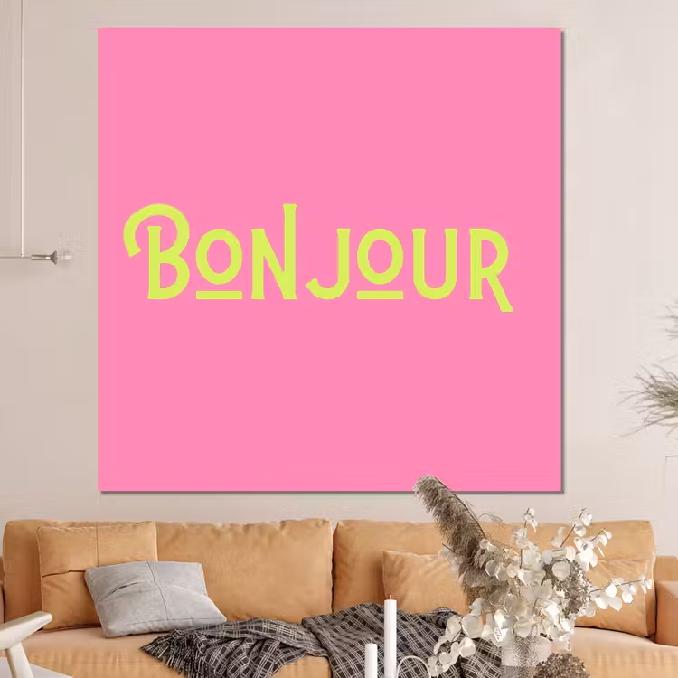 Forex - Roze - Groen - Bonjour - Art — 4