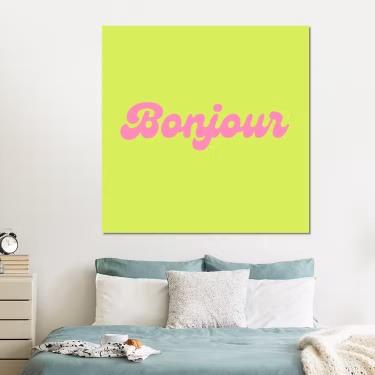 Forex - Groen - Roze - Bonjour - Retro — 2