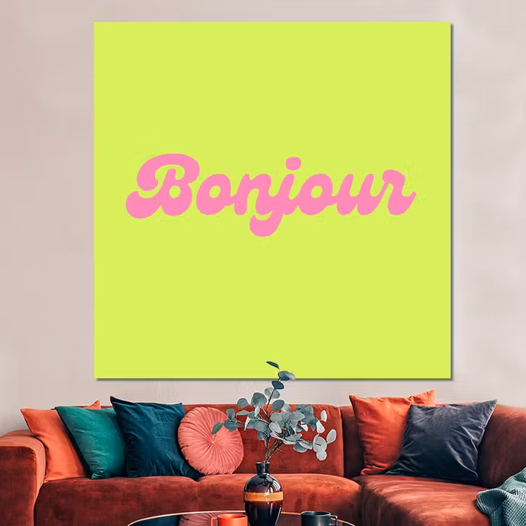 Forex - Groen - Roze - Bonjour - Retro — 3