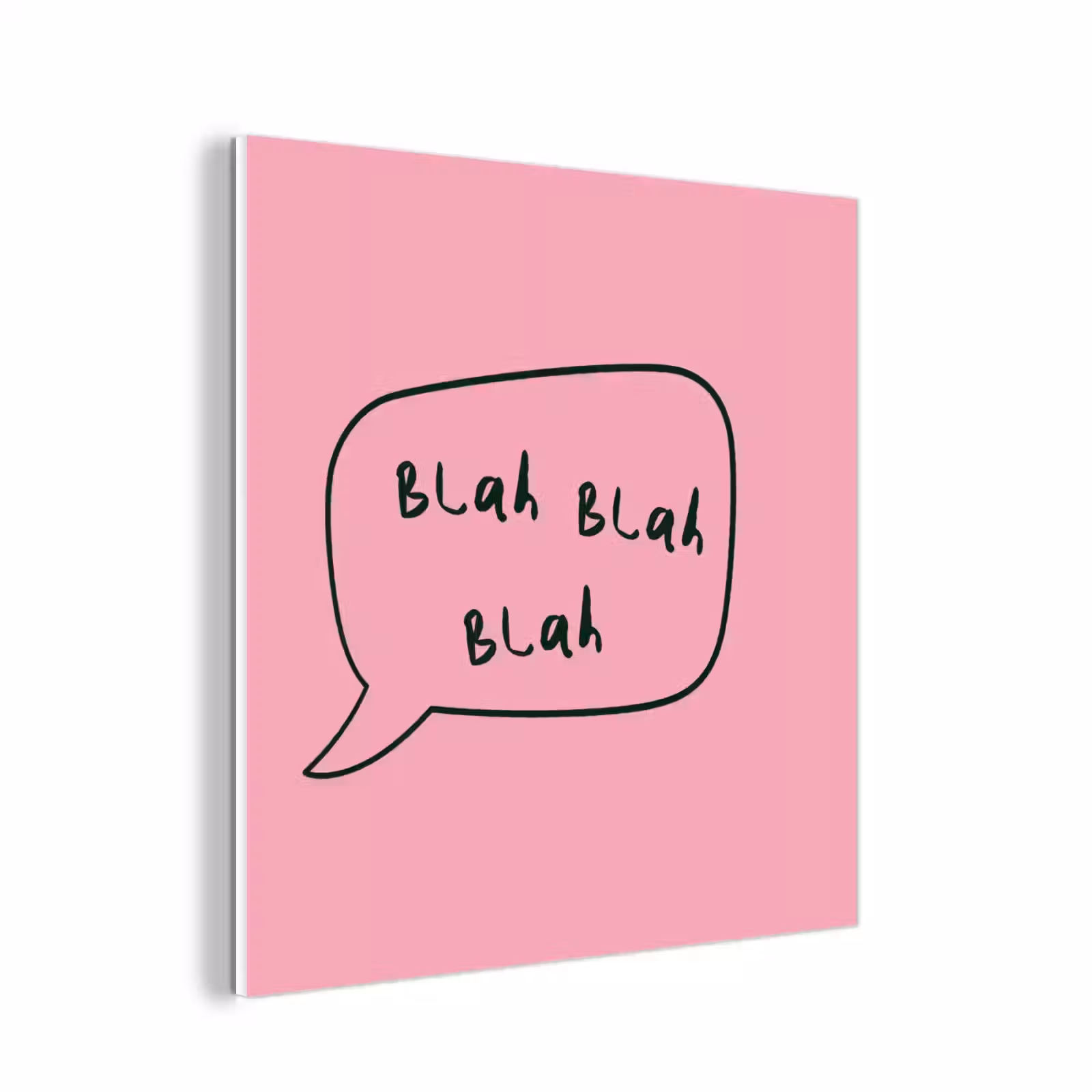 Forex - Tekstwolkje - BLAH BLAH BLAH - Roze — 1