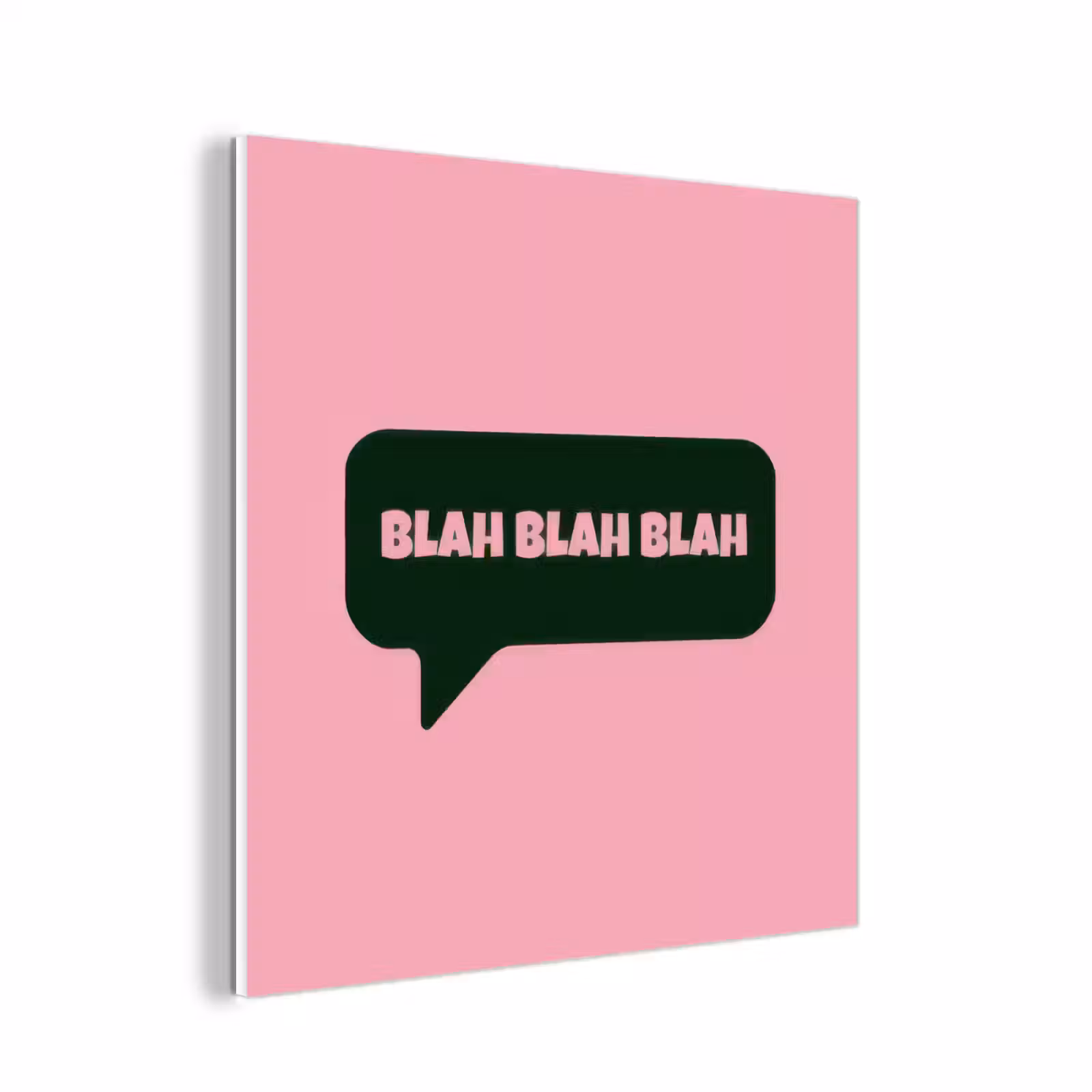 Forex - Roze - Tekstwolk - Groen - BLAH BLAH BLAH — 1