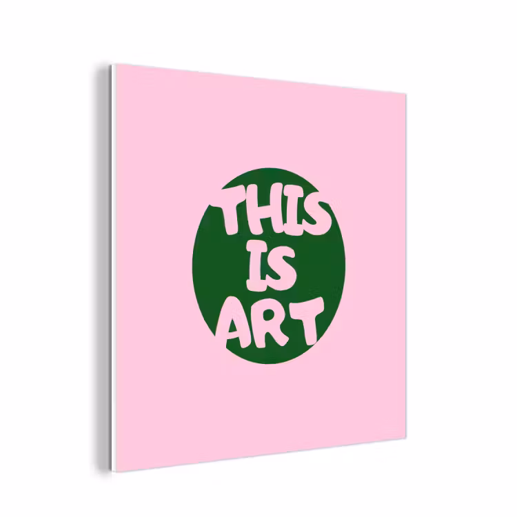 Forex - This is art - Tekst - Cirkel - Groen — 1