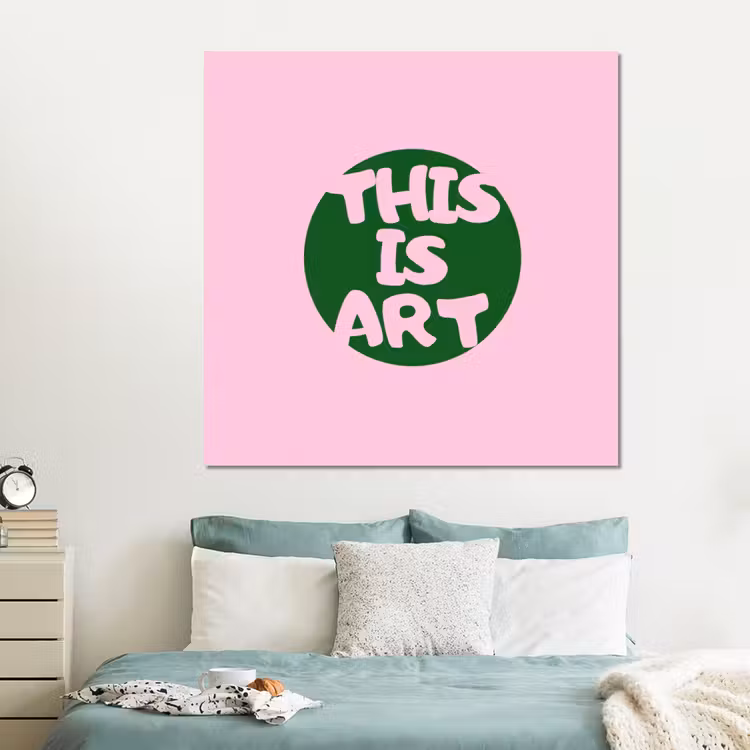 Forex - This is art - Tekst - Cirkel - Groen — 2