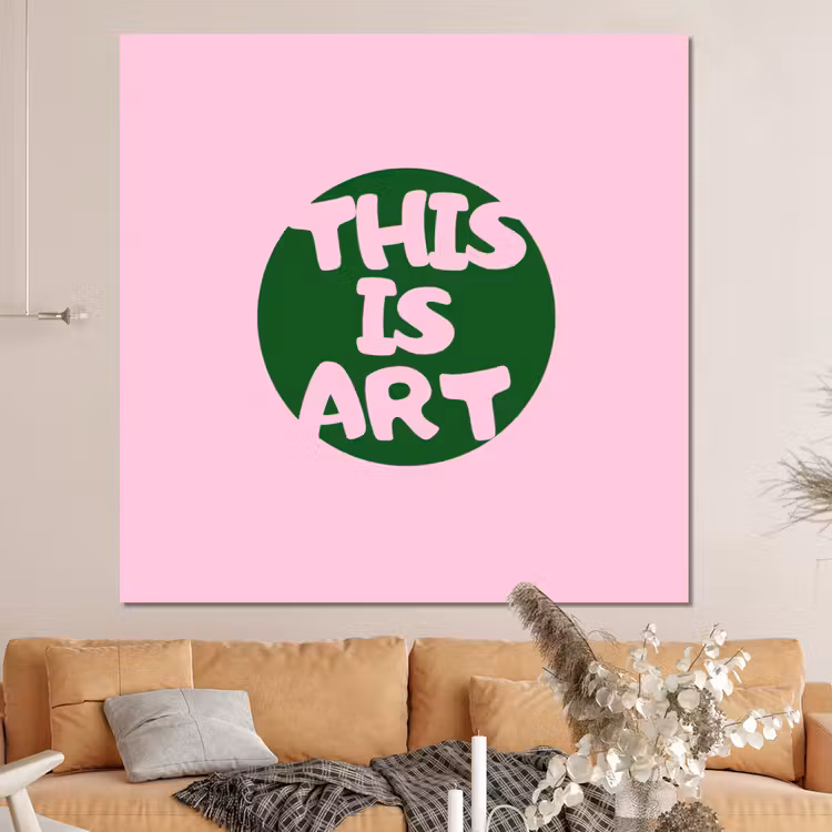 Forex - This is art - Tekst - Cirkel - Groen — 4