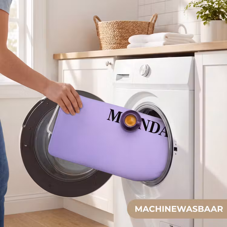 Badmat - Maandag - Mok - Koffie - Paars — 7