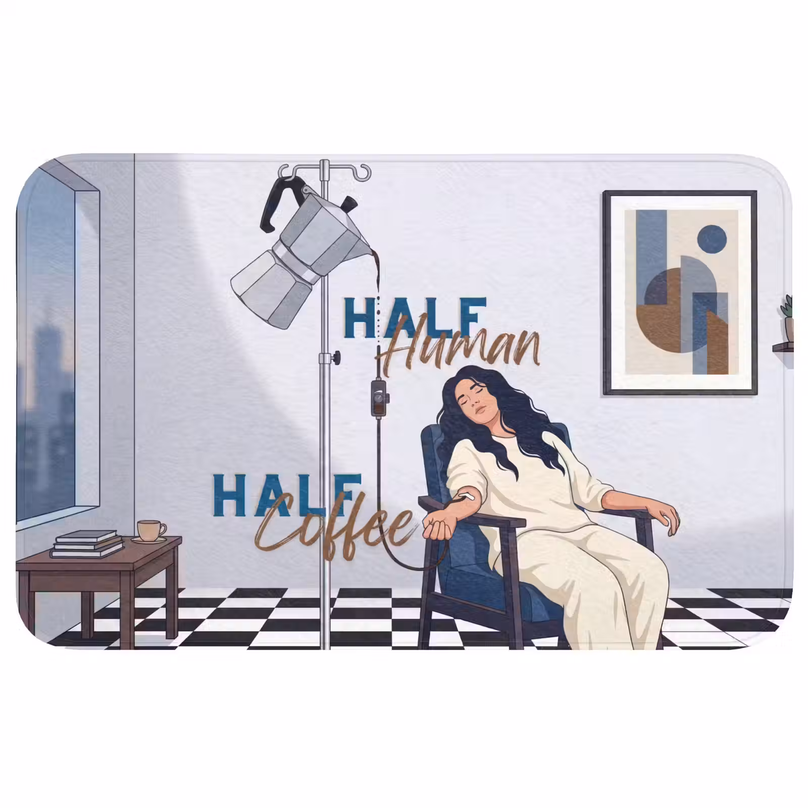 Badmat - Half human, Half Coffee - Infuus - Koffie — 1