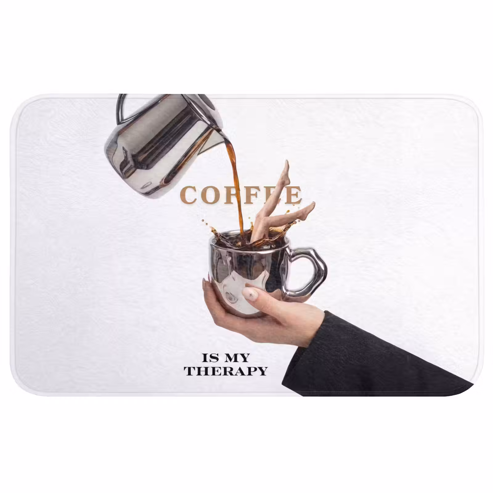 Badmat - Koffie - Mok - Kan - Therapie — 1