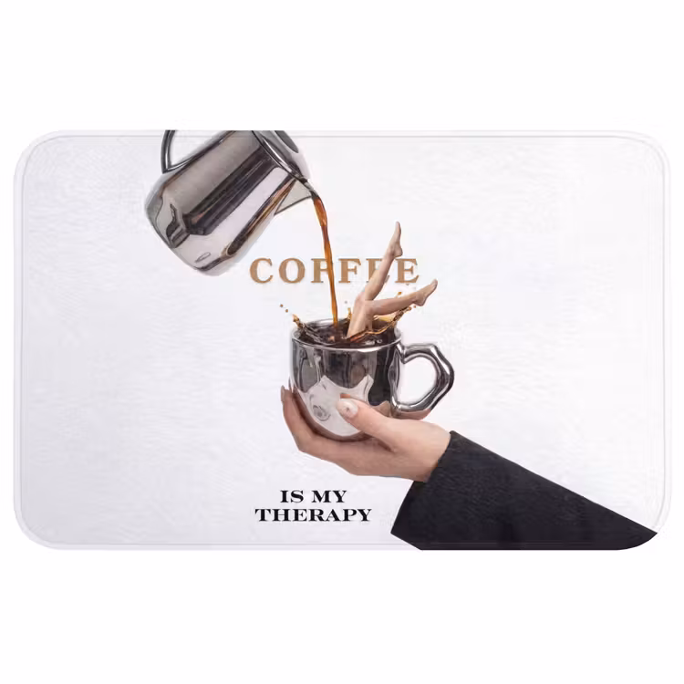 Badmat - Koffie - Mok - Kan - Therapie — 1