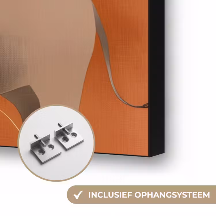 Art Frame - Olifanten - Oranje - Abstract — 6
