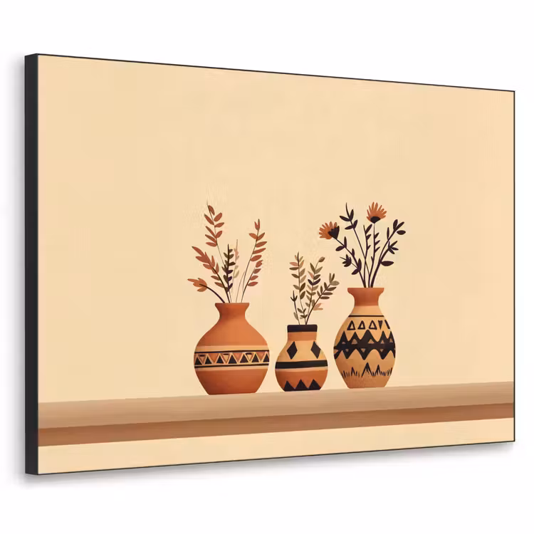 Art Frame - Vazen - Bloemen - Bladeren - Minimalistisch — 1