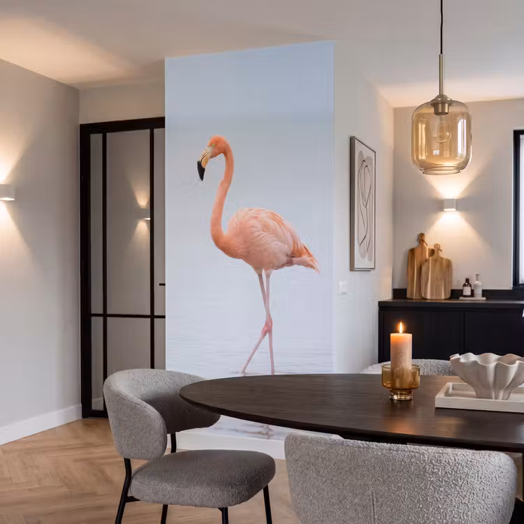 Behang - Flamingo - Zee - Roze — 5