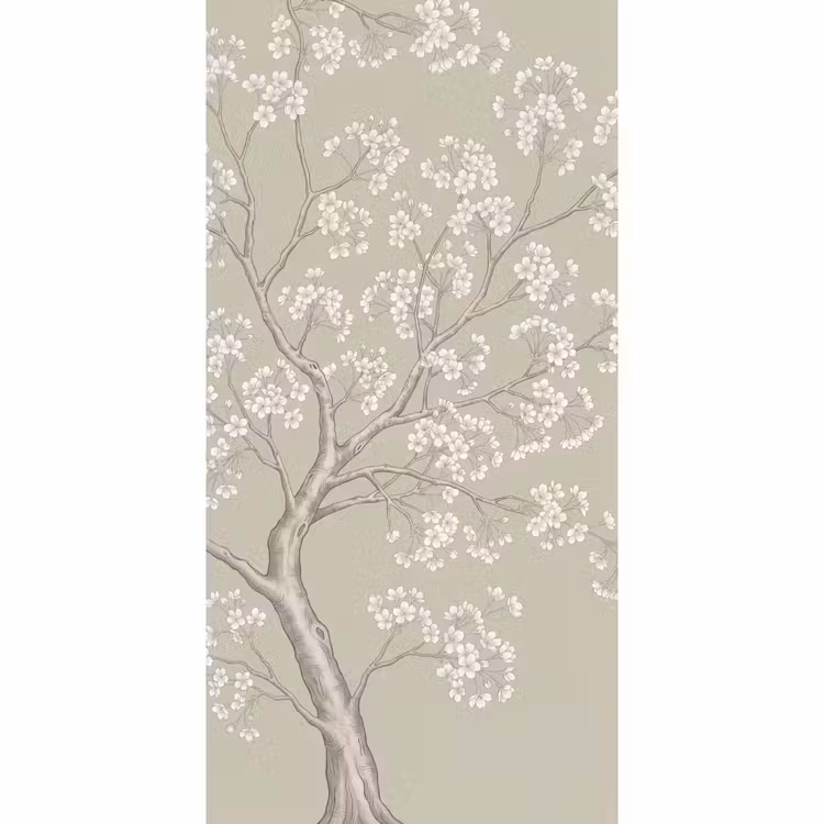 Behang - Sereen - Bloesem - Wit — 2