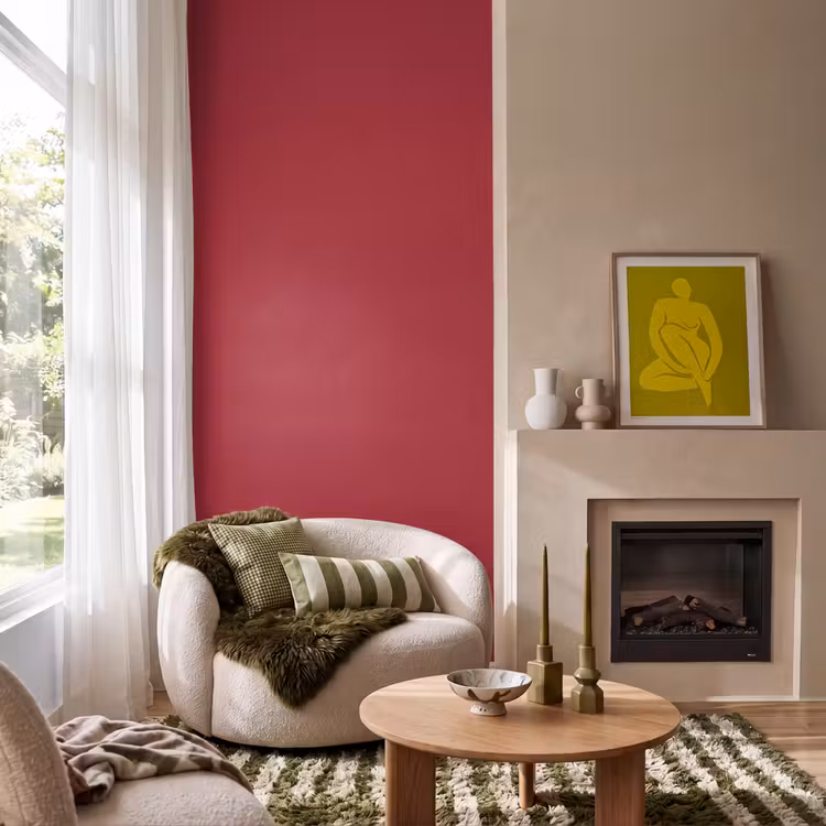 Behang - Burgundy - Wine - Rood — 1