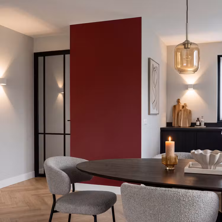Behang - Burnt - Mahogany - Rood — 5