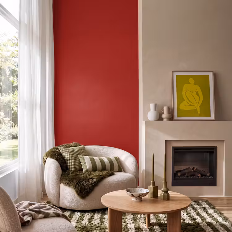 Behang - Oxblood - Maroon - Rood — 1