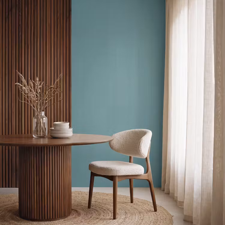Behang - Serene - Teal - Blauw — 4
