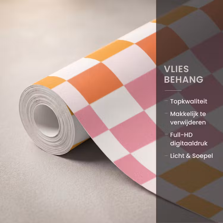 Behang - Patroon - Oranje — 3