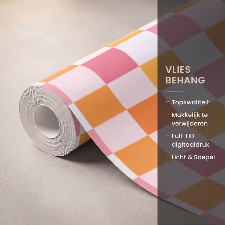Behang - Patroon - Roze — 3