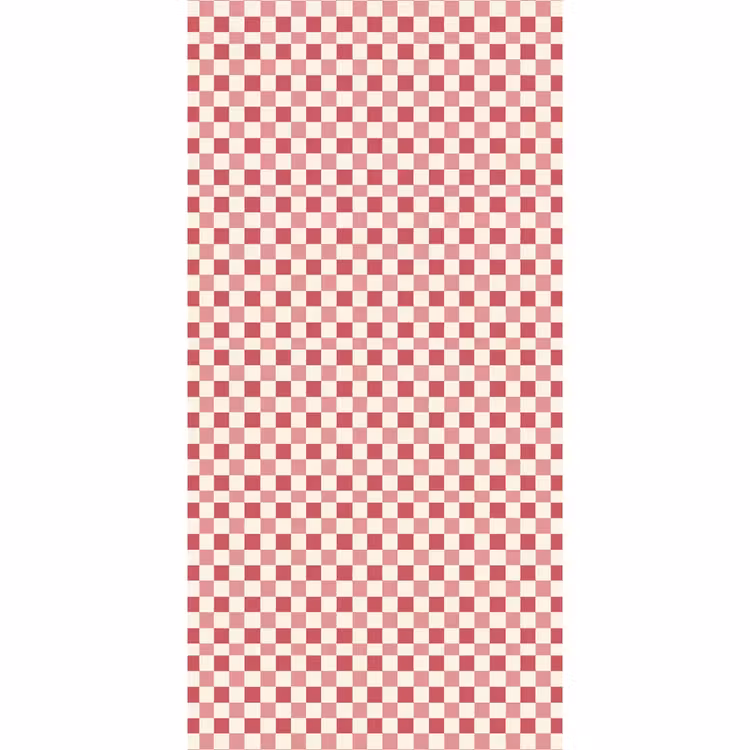 Behang - Patroon - Schaak - Roze — 2
