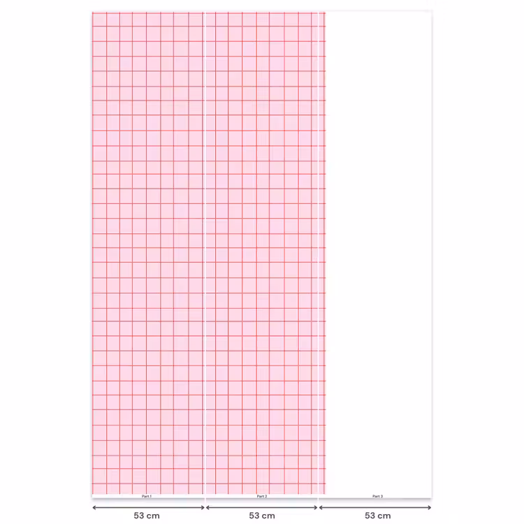 Behang - Raster - Patroon - Roze — 6