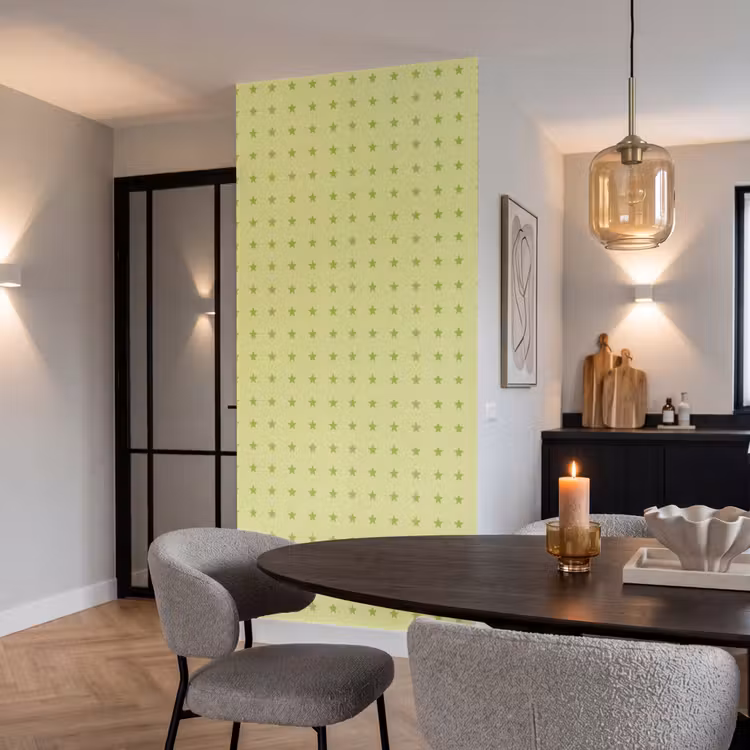 Behang - Sterren - Patroon - Groen — 5