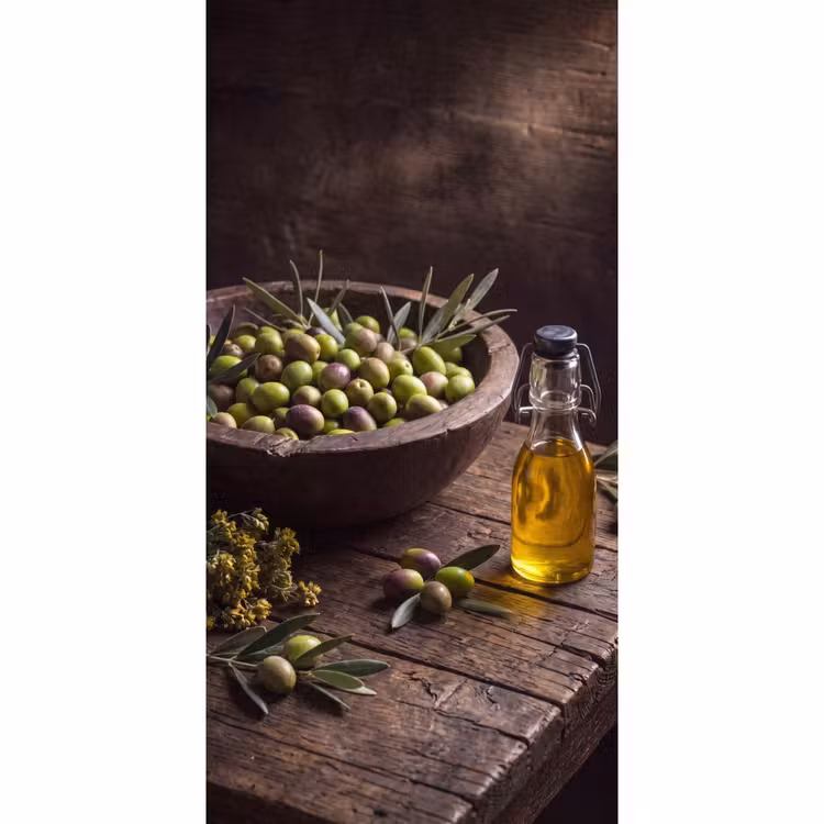 Behang - Olijven - Eten - Rustiek — 2