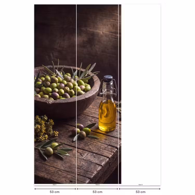 Behang - Olijven - Eten - Rustiek — 6