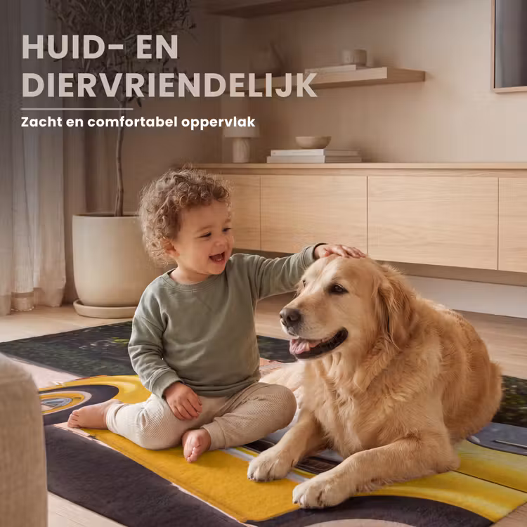 Vloerkleed - Auto - Picknick - Zomer - Geel — 6