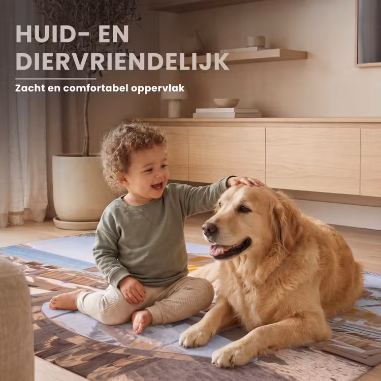 Vloerkleed - Strand - Ligbedden - Vakantie - Modern - Geel — 6