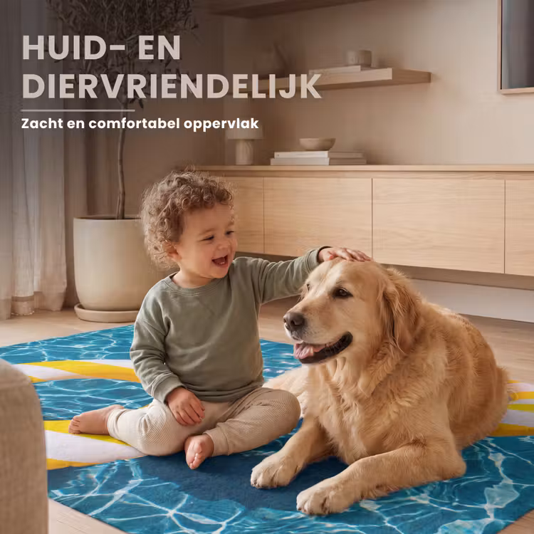 Vloerkleed - Zwembad - Zwembanden - Zomer - Geel - Blauw — 6