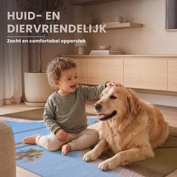 Vloerkleed - Parasol - Groen - Franjes - Zomer - Tropisch — 6