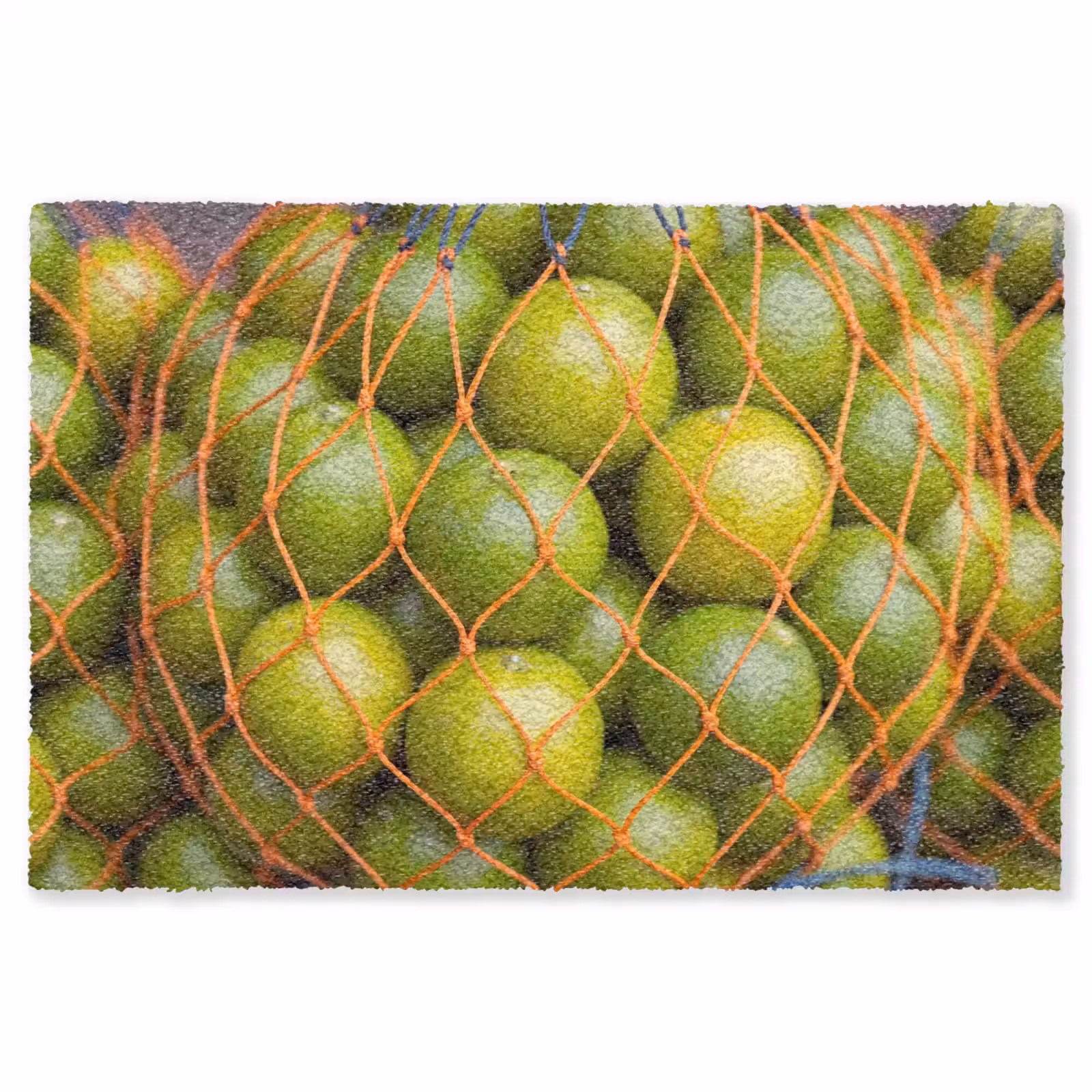 Vloerkleed - Eten - Net - Groen - Markt — 1