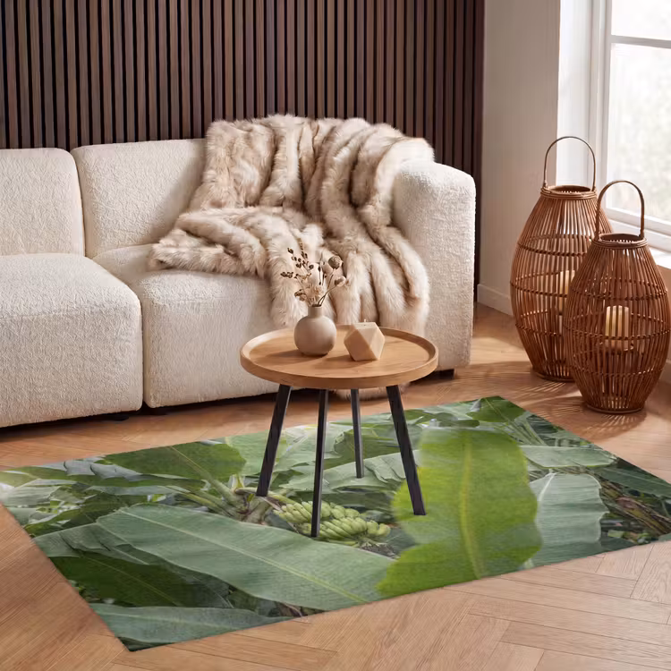 Vloerkleed - Eten - Bananen - Plantage - Groen — 3